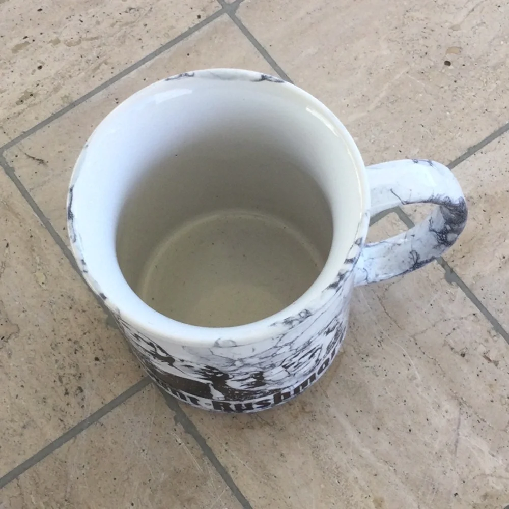 Mount Rushmore Coffee Mug/Cup Embossed Marbled Look vintage